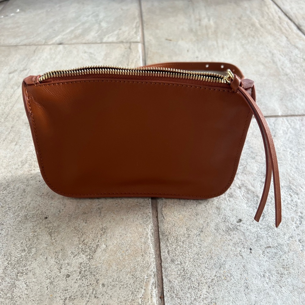 Quince Brown Leather Belt Bag NWOT